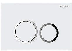 Grossman Инсталляция для подвесного унитаза Galaxy 97.01.000 с белой глянцевой клавишей смыва – фотография-9